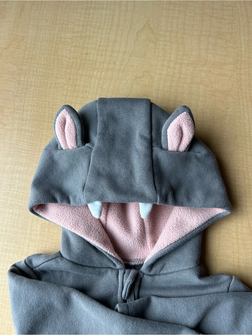 Toddler Bat Halloween Costume 12-18M Adorable Gray Old Navy